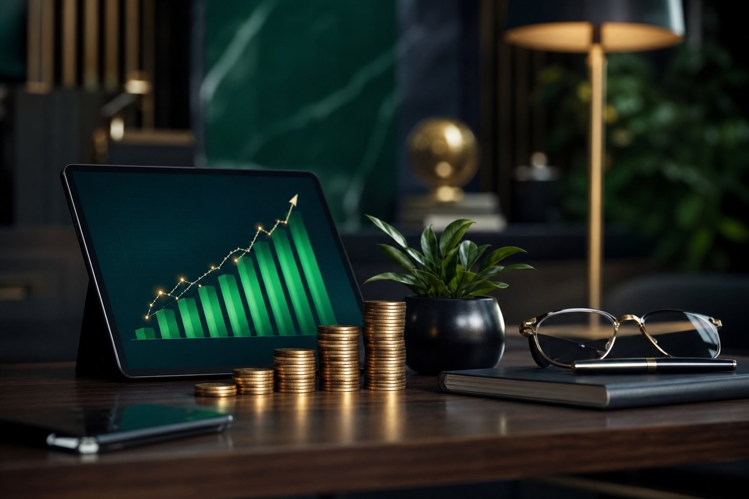 Wealth Market Pulse advisors reviewing an investment plan